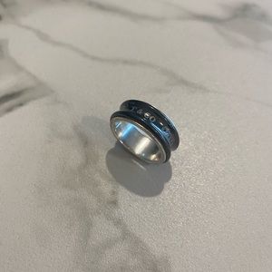 Tiffany and co black titanium band